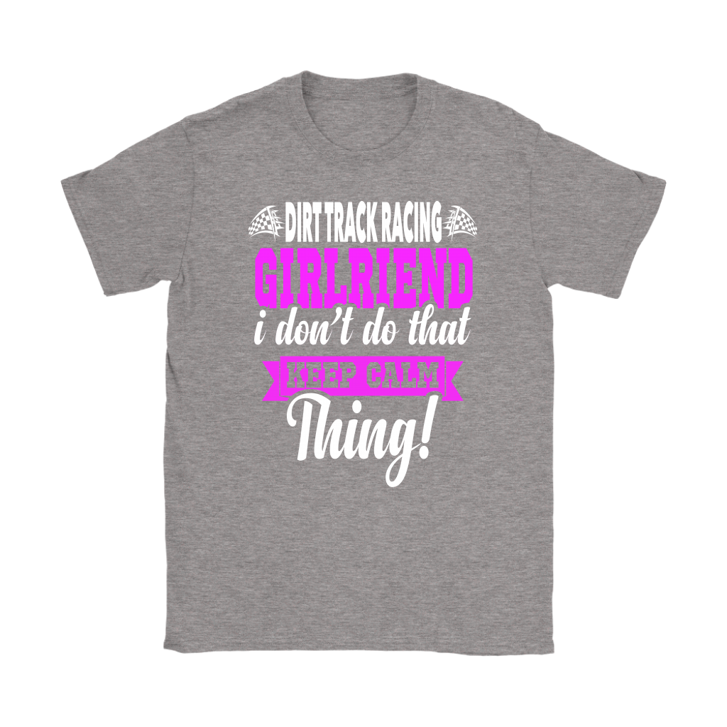 dirt track racing girlfriend t-shirts