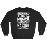 I care Exactly This Much About Everything Except Racing Today!