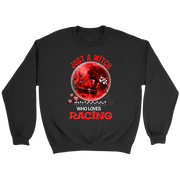 Just A Witch Who Loves Racing T-Shirts