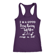 drag racing women's t-shirts