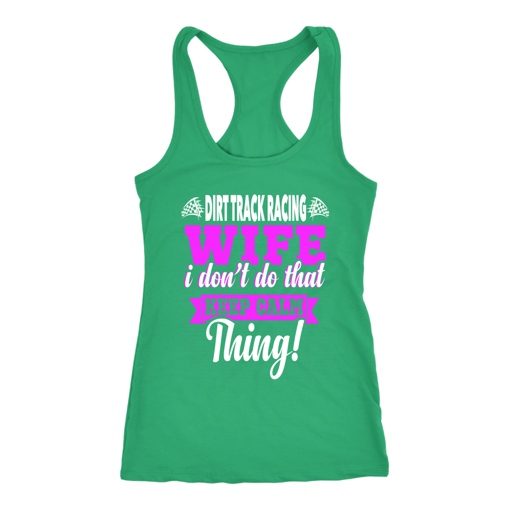 dirt track racing wife t-shirts