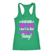 go kart racing wife t-shirts