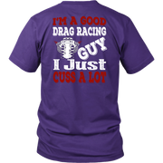 drag racing men's t-shirts