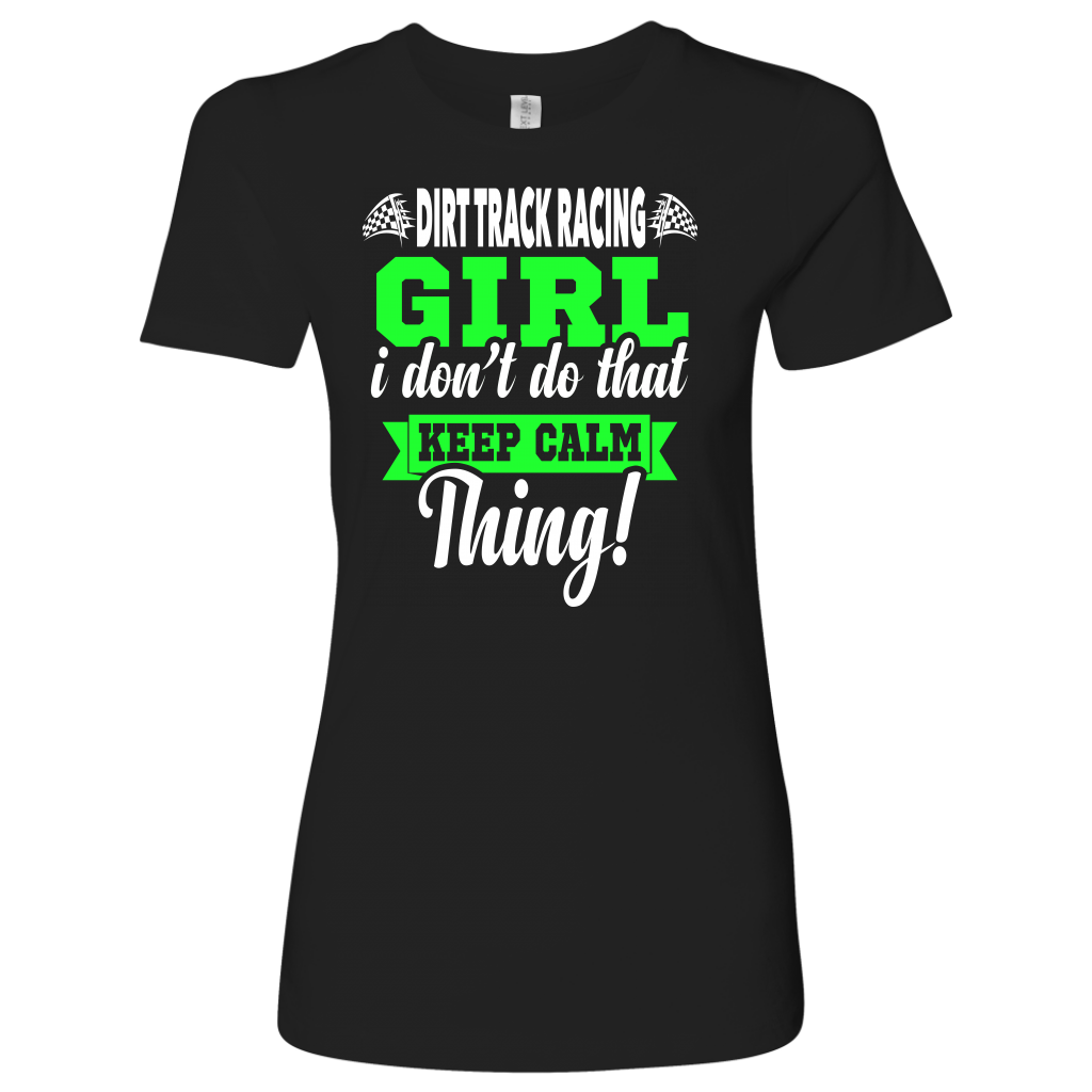 dirt racing girl t-shirts