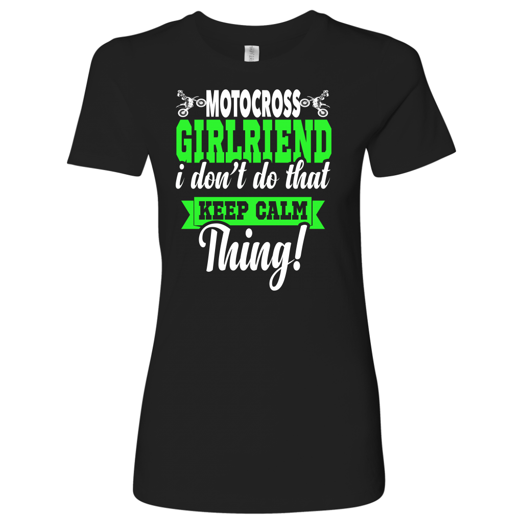 motocross girlfriend t-shirts