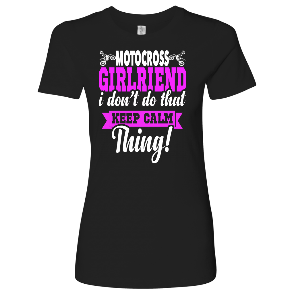 motocross girlfriend t-shirts
