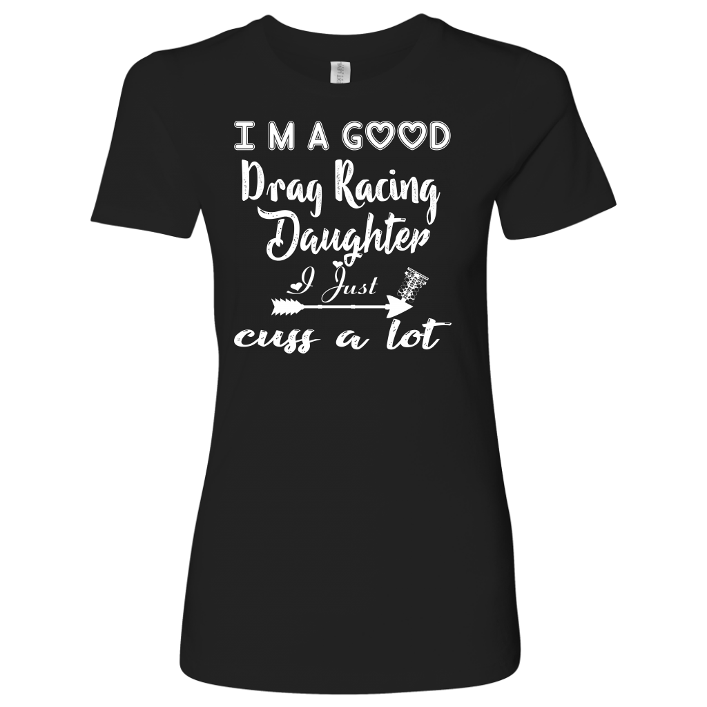 drag racing women's t-shirts