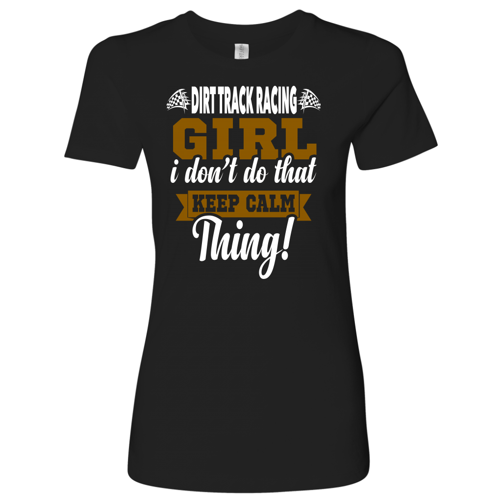 dirt track racing girl t-shirts