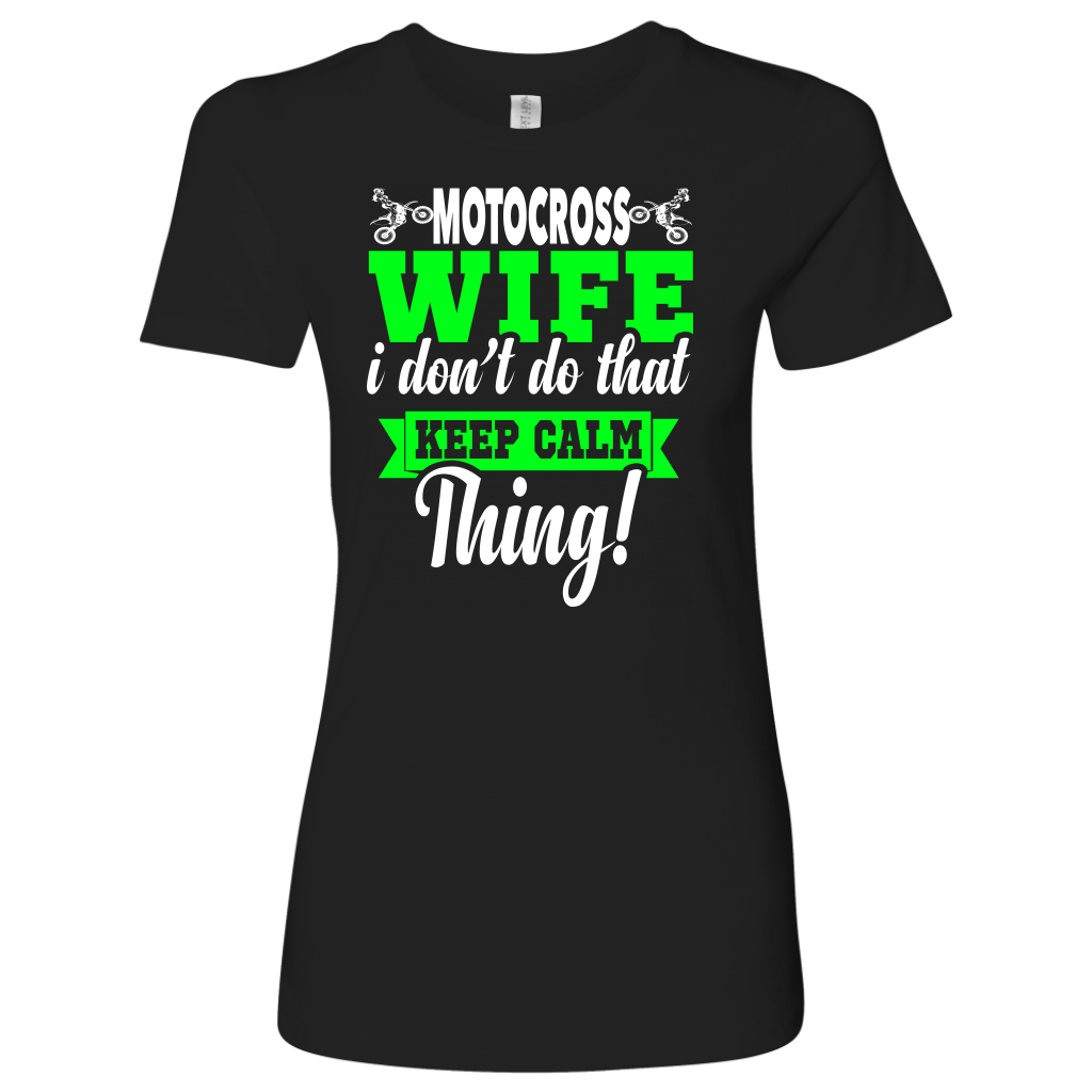 motocross wife t-shirts