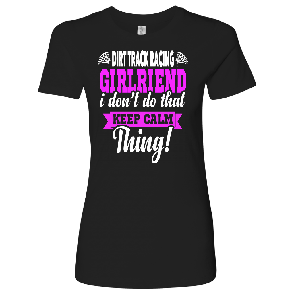dirt track racing girlfriend t-shirts