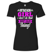 dirt track racing girl t-shirts