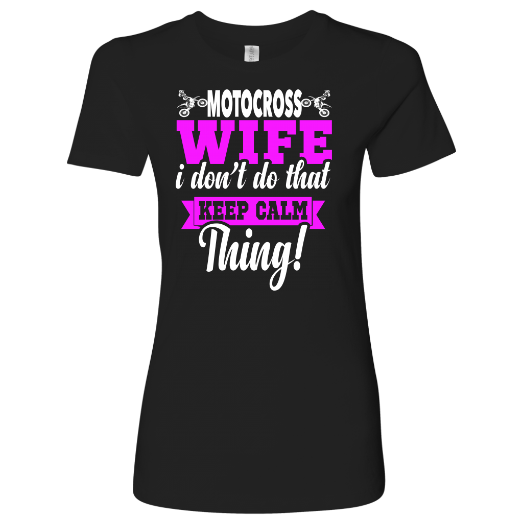 motocross wife t-shirts
