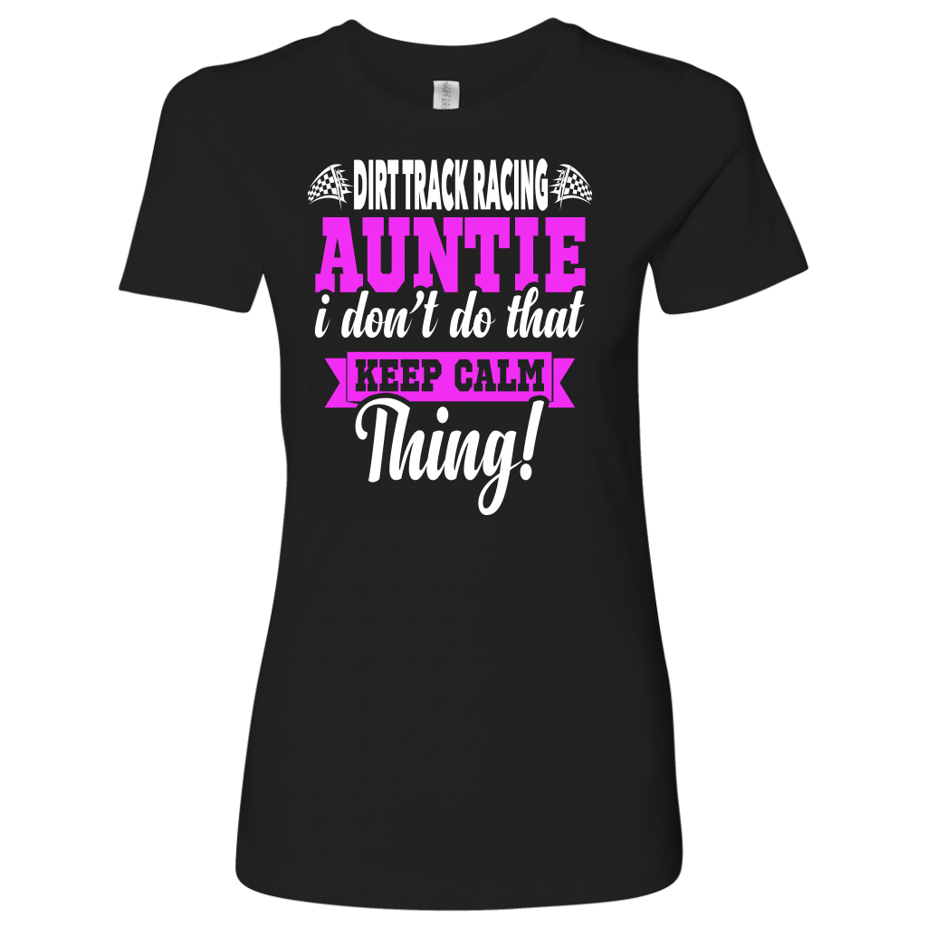 dirt racing auntie t-shirts