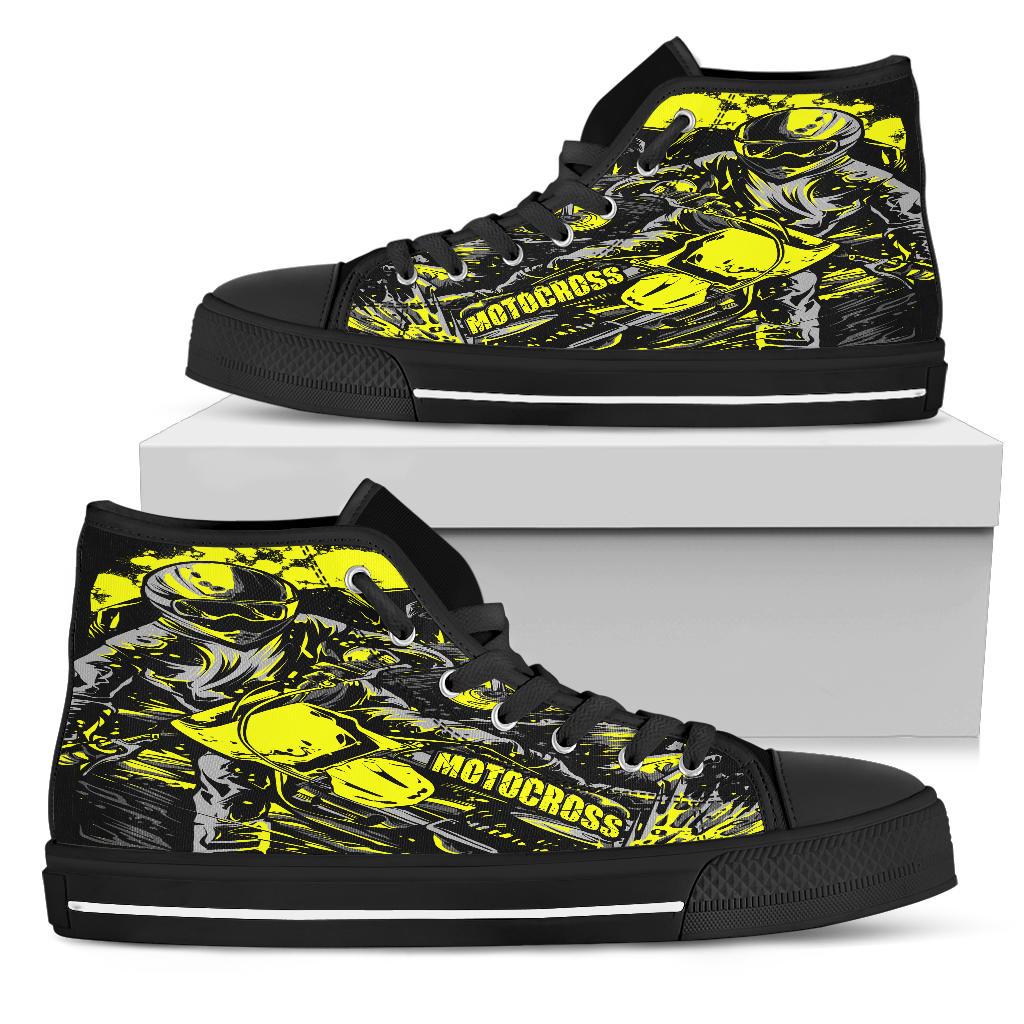 motocross high-top shoes