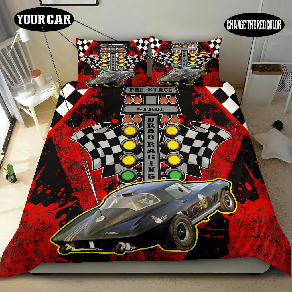Personalized Drag Racing Bedding Sets