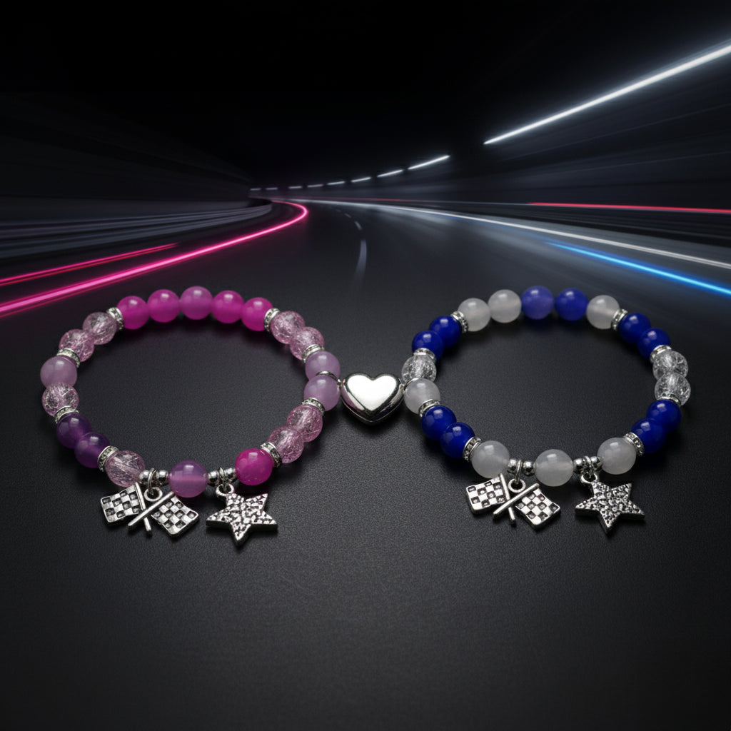 The Finish Line Bond: Matching Bracelets for Couples, Besties & Life Partners