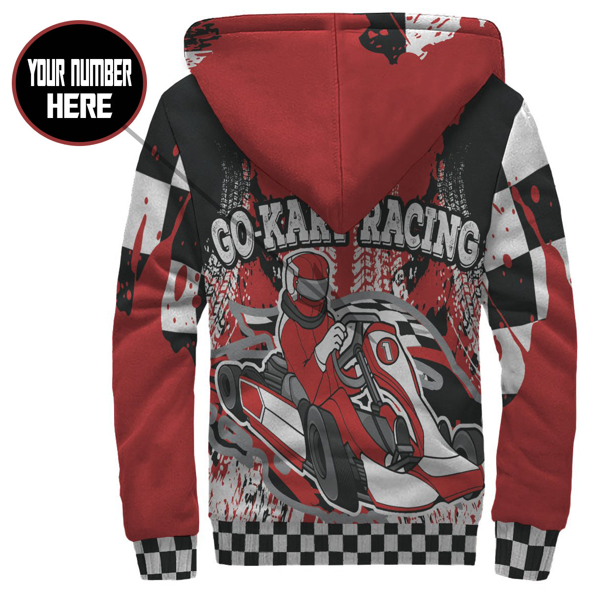 Custom Go-Kart Racing Sherpa Jackets