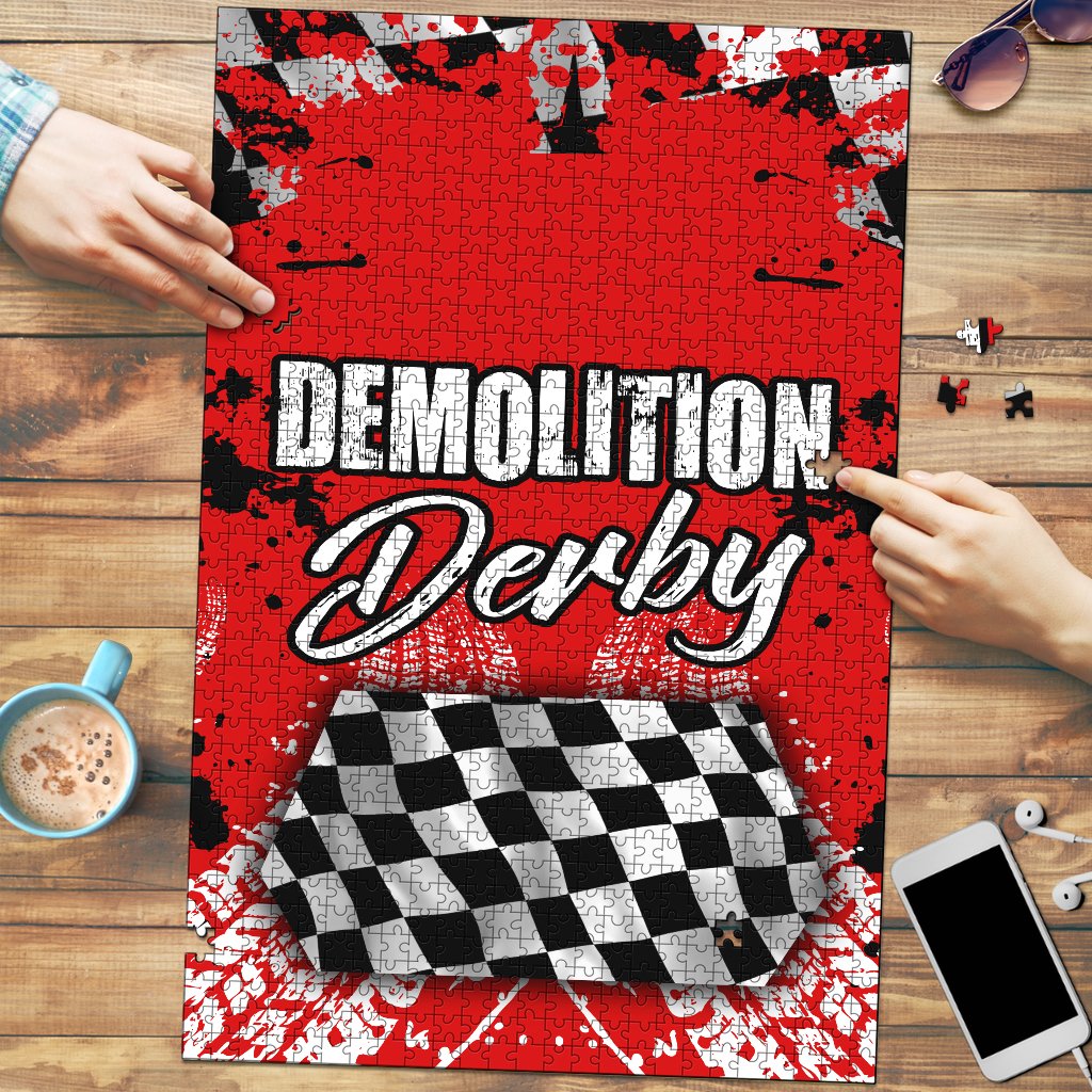 demolition derby jigsaw puzzles