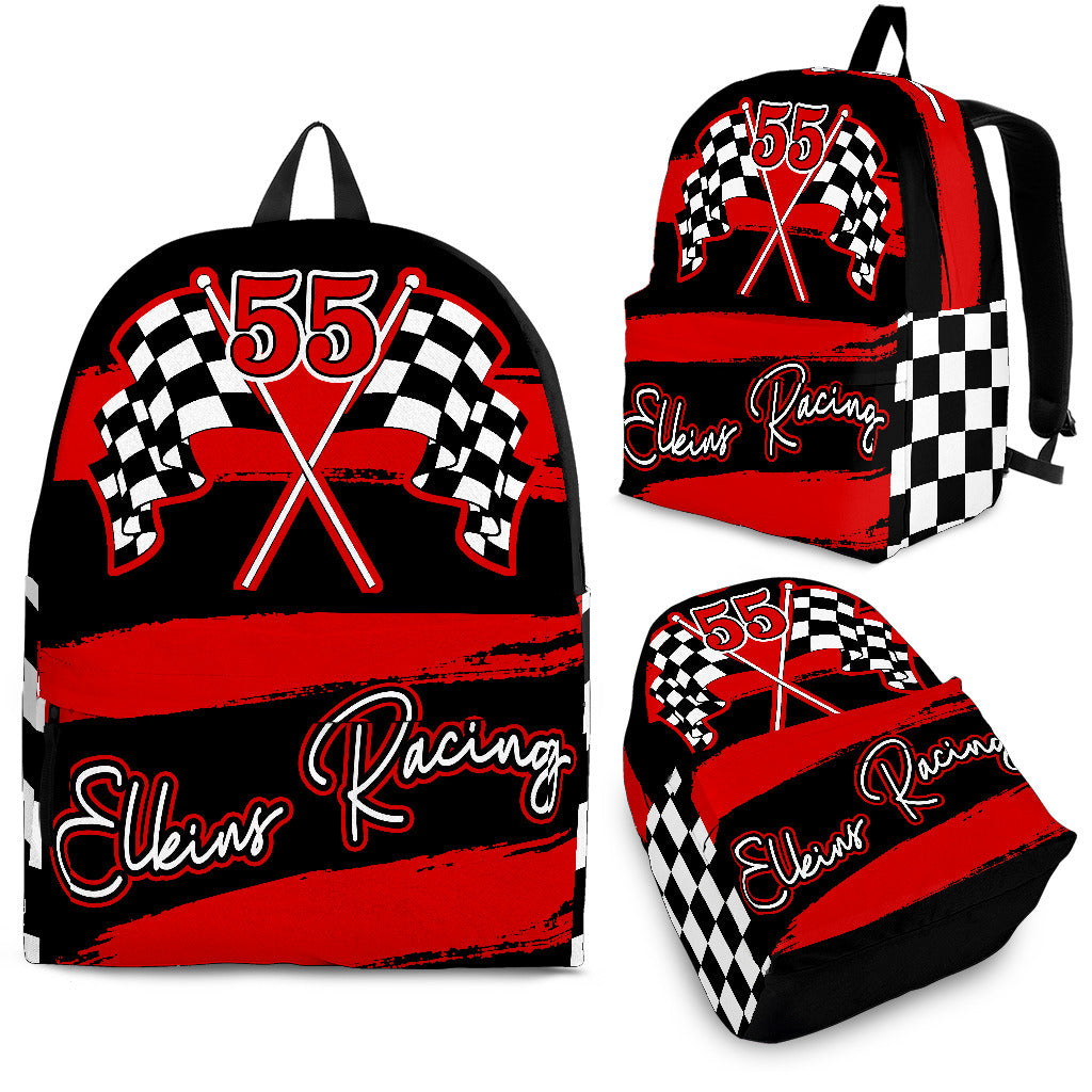 Custom Racing Backpack With Name And Number RV