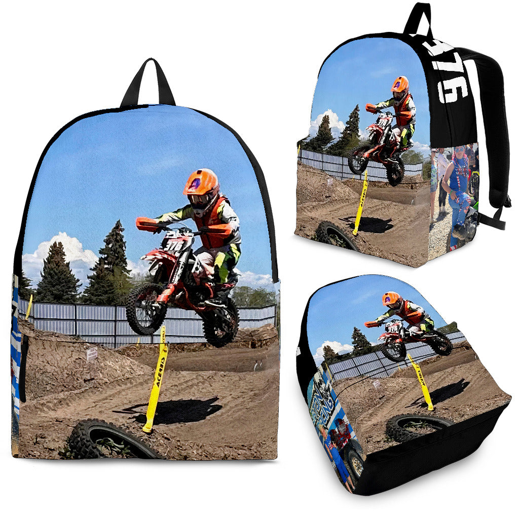custom motocross backpack