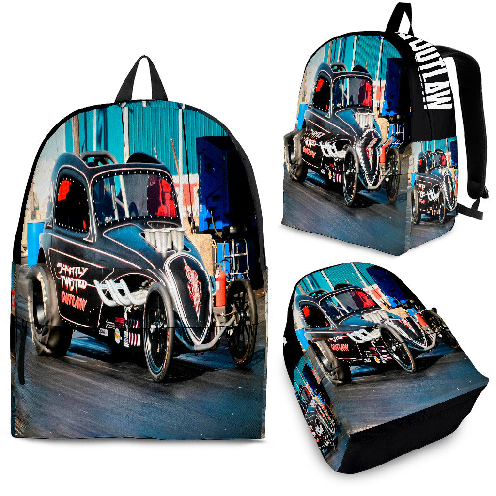 custom drag racing backpack