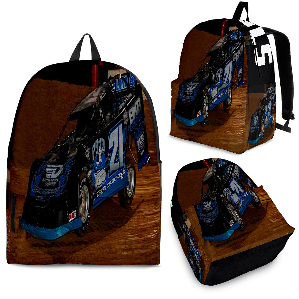 custom dirt racing late model Backpack