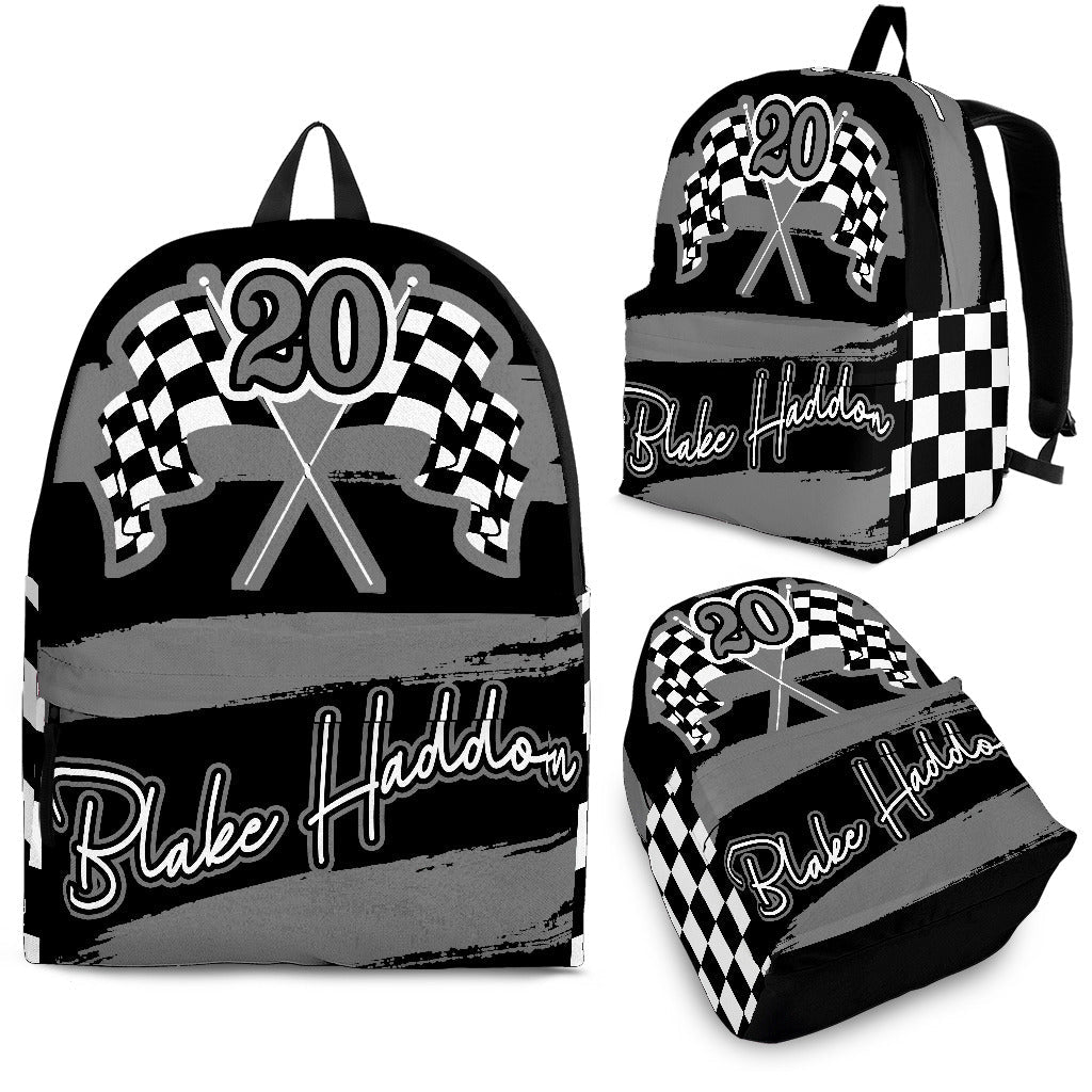 Custom Racing Backpack With Name And Number GrV