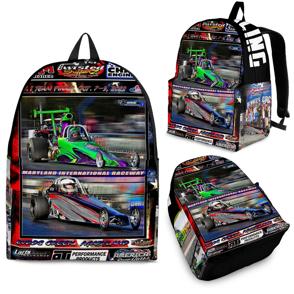 Custom Drag Racing Backpack V1