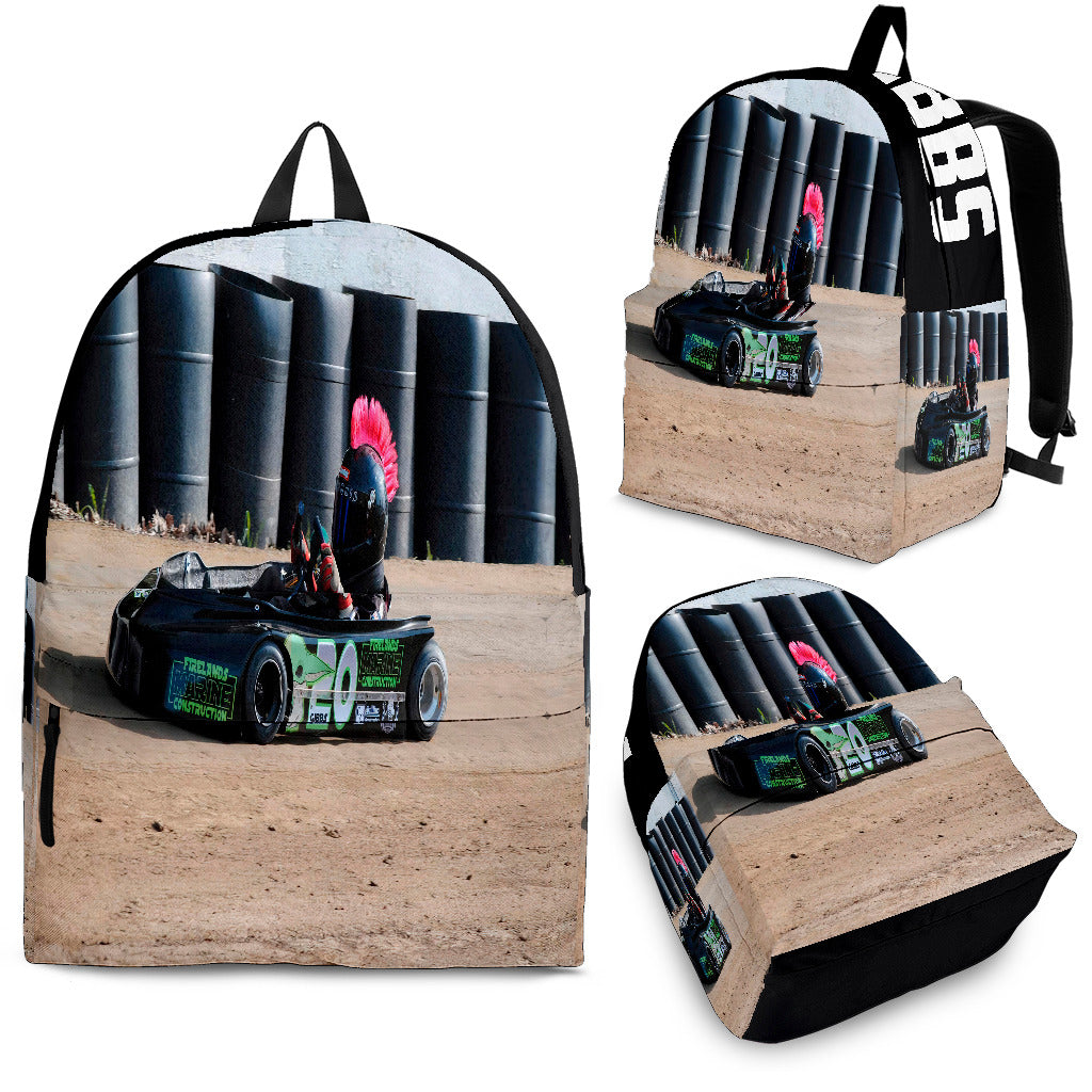 custom kart racing backpack