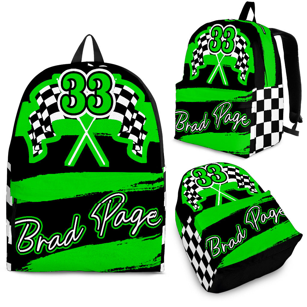 Custom Brad Page Backpack