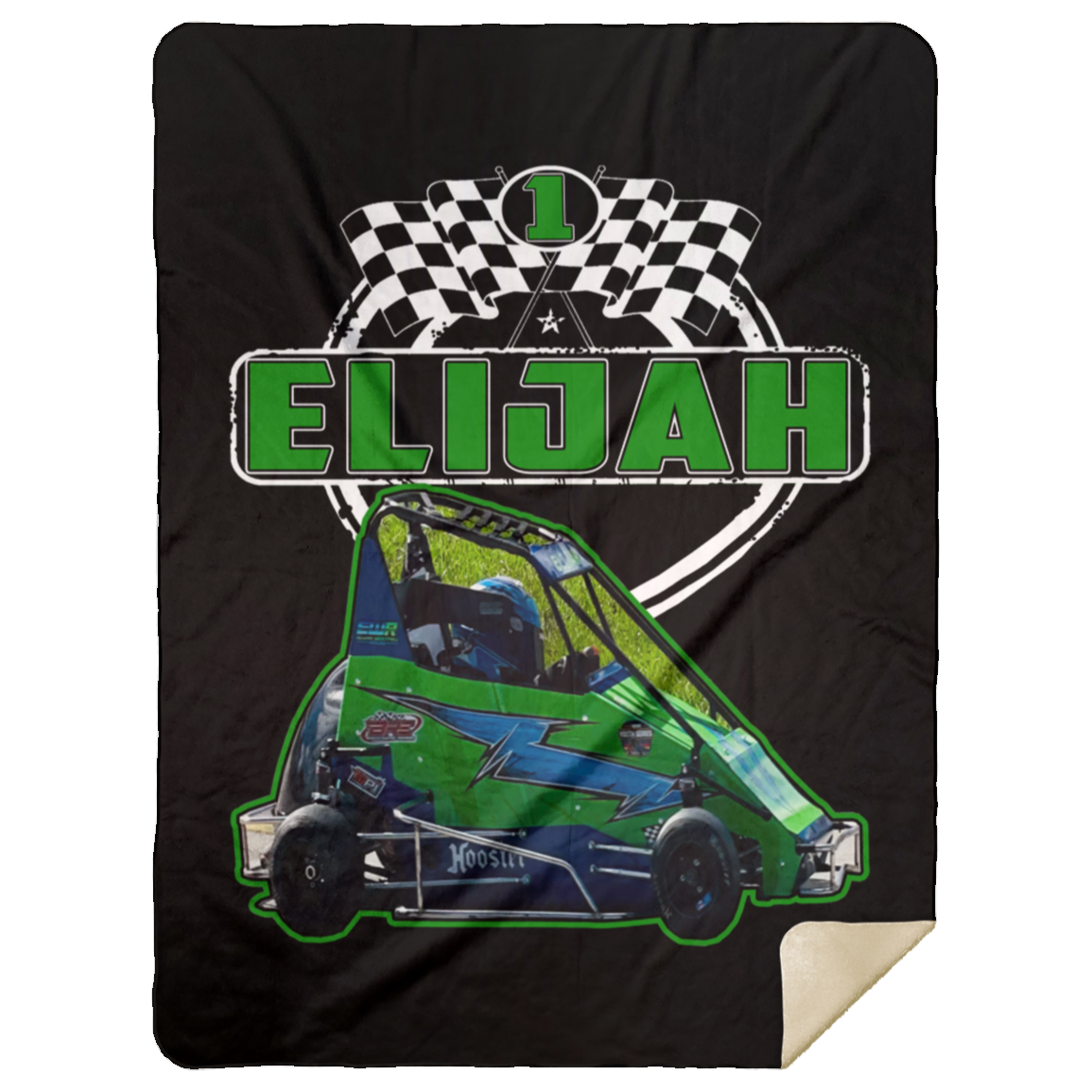 Custom Elijah Premium Sherpa Blanket 60x80