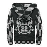 Personalized Racing Sherpa Jacket With Number