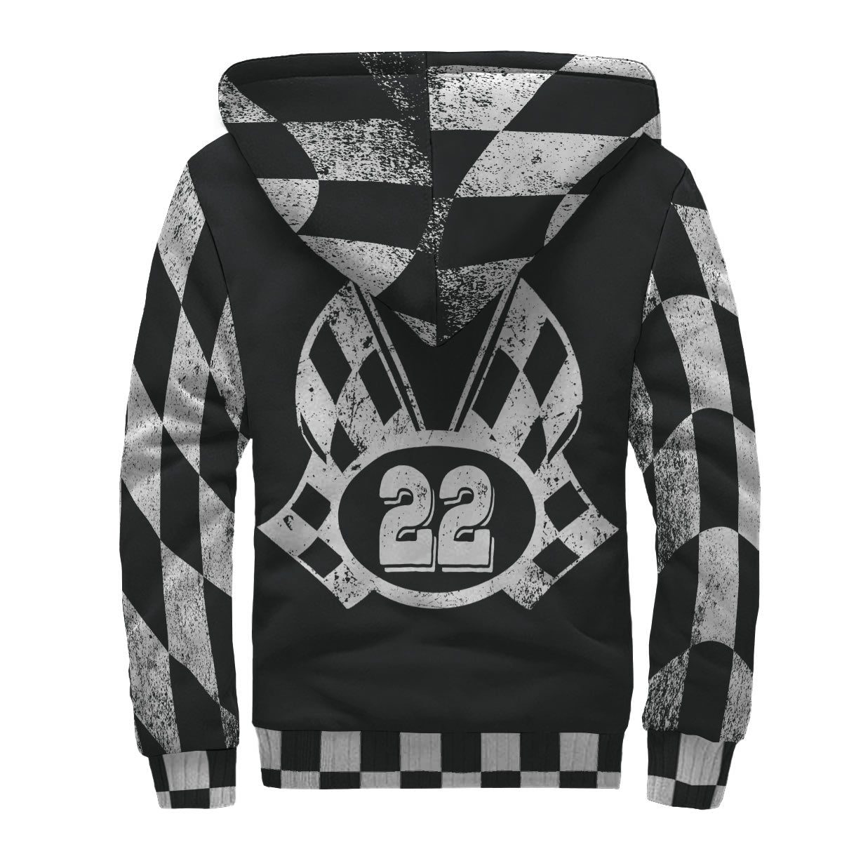 Personalized Racing Sherpa Jacket With Number