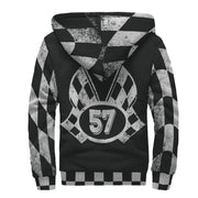 Personalized Racing Sherpa Jacket With Number