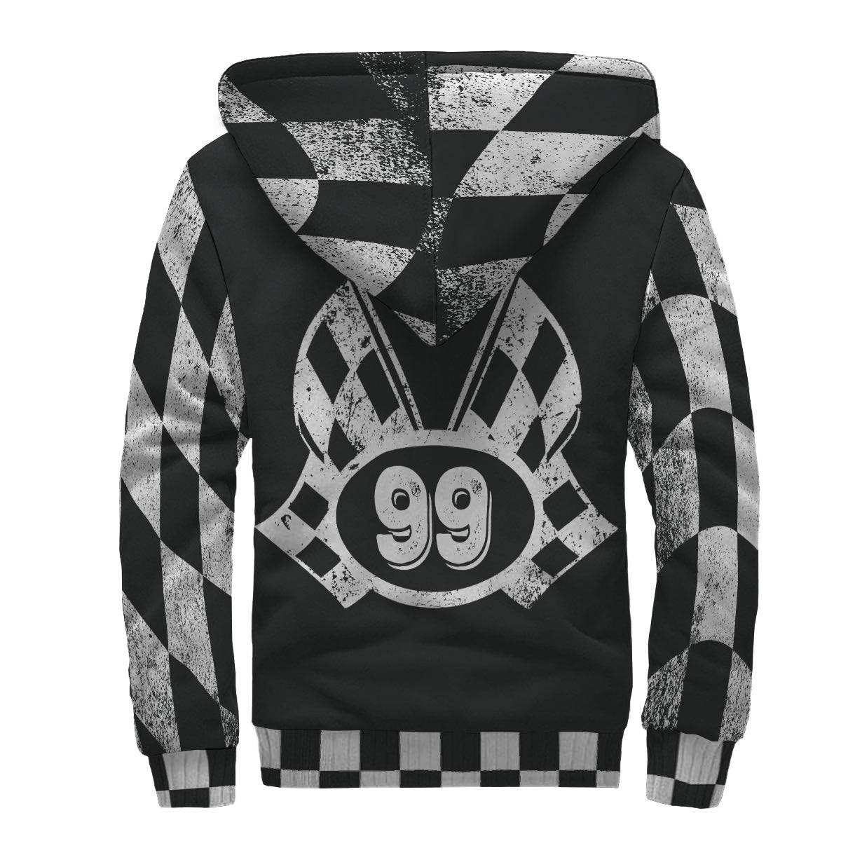 Personalized Racing Sherpa Jacket With Number