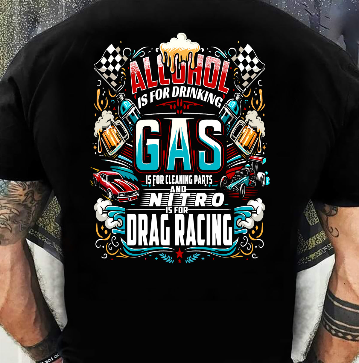 Nitro is for Drag Racing Men's T-shirts