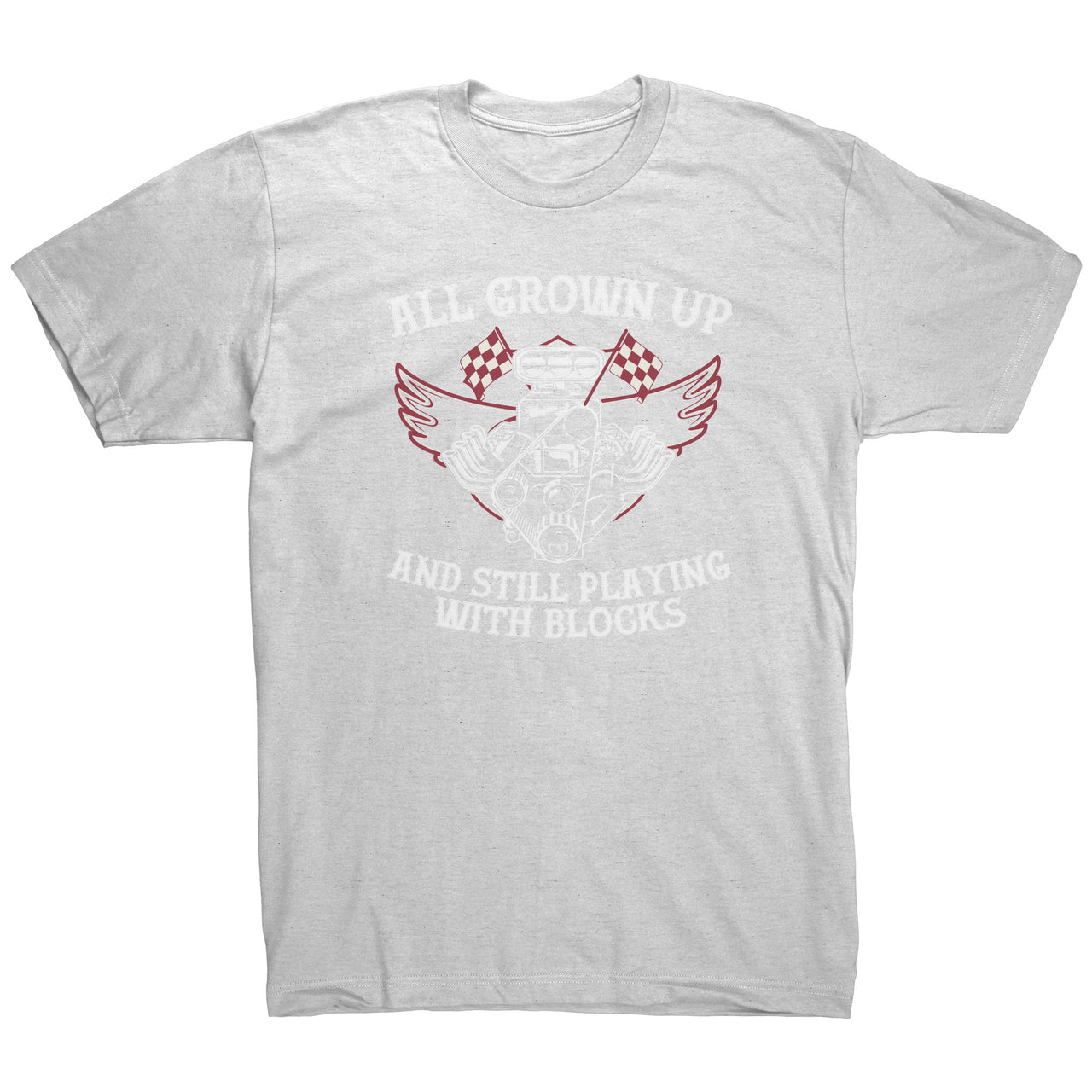 All Grown Up And Still Playing With Blocks American Apparel Mens Shirt