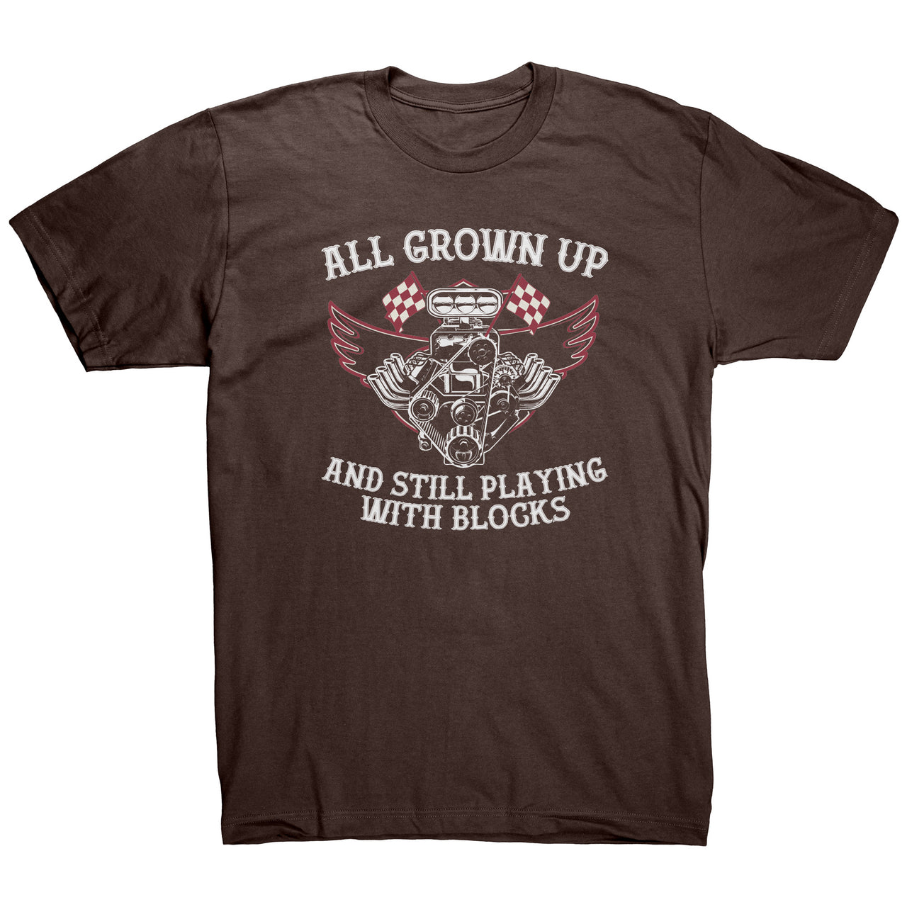 All Grown Up And Still Playing With Blocks American Apparel Mens Shirt