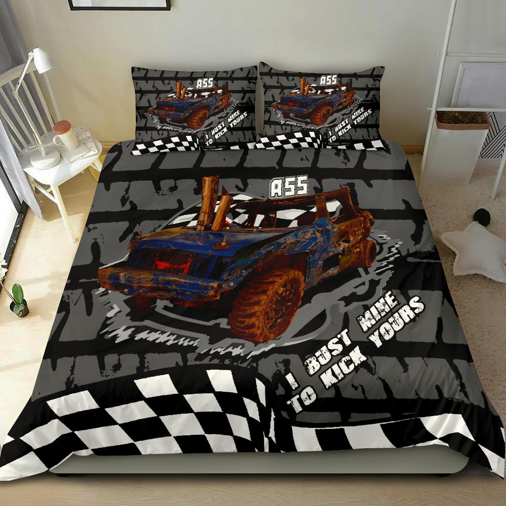 custom demolition derby bedding set NA55