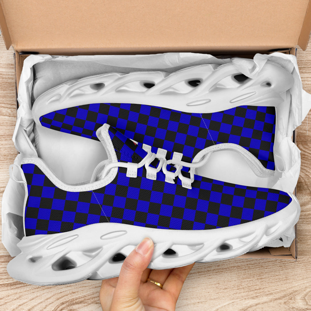 Blue_Checkered_M-Sole_Sneakers_Blue_White_Checkered_Platform_Shoes