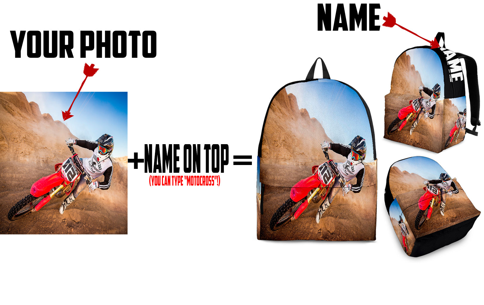 Custom Motocross Backpack