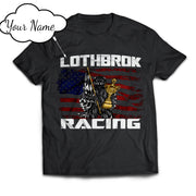 Custom Racing USA Flag T-Shirts