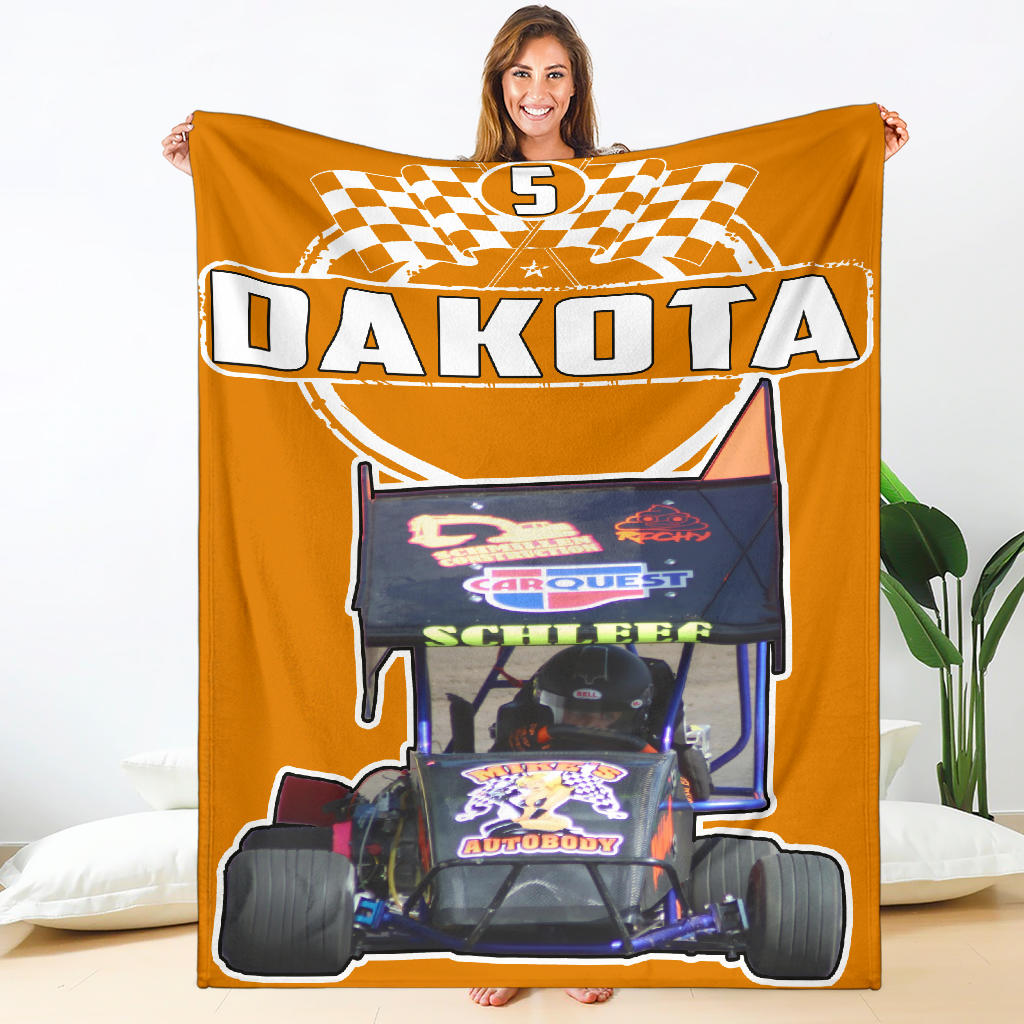 Custom Dakota Blanket | Your Driver, Your Name, Your Number | RIIMB