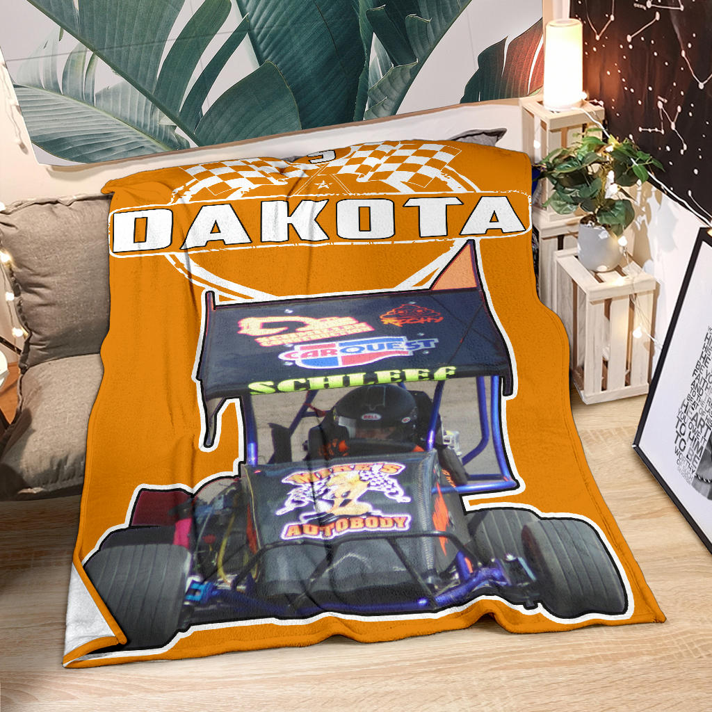Custom Dakota Blanket | Your Driver, Your Name, Your Number | RIIMB