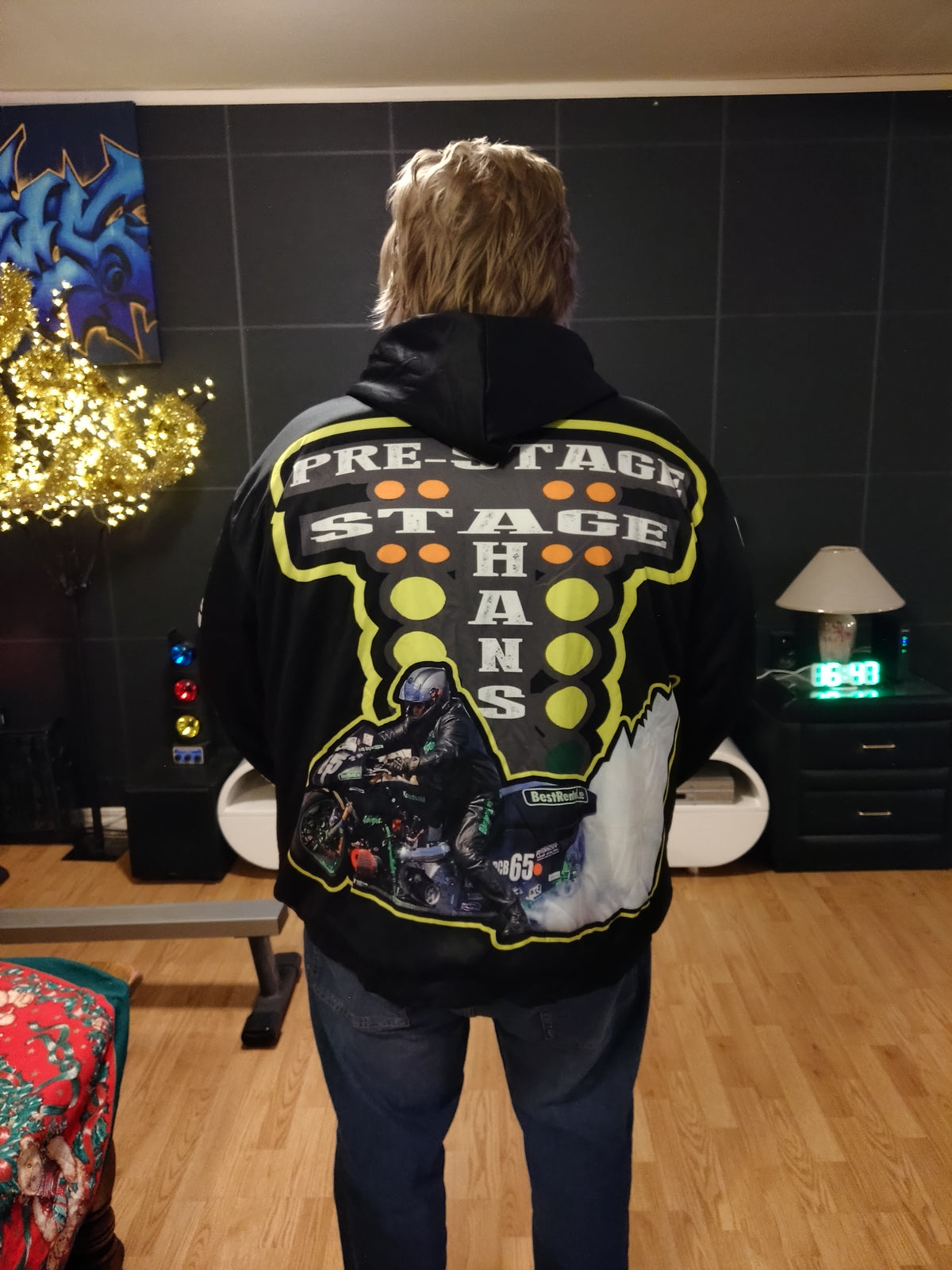 Custom Drag Racing Photo Sherpa Jacket | Put Your Build in the Picture | RIIMB