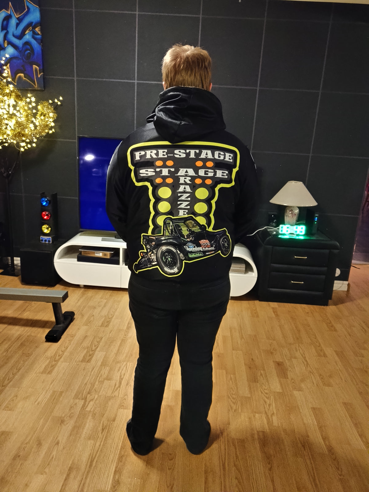 Custom Drag Racing Photo Sherpa Jacket | Put Your Build in the Picture | RIIMB