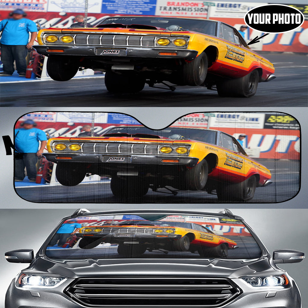 Custom Drag Racing Windshield Sun Shade