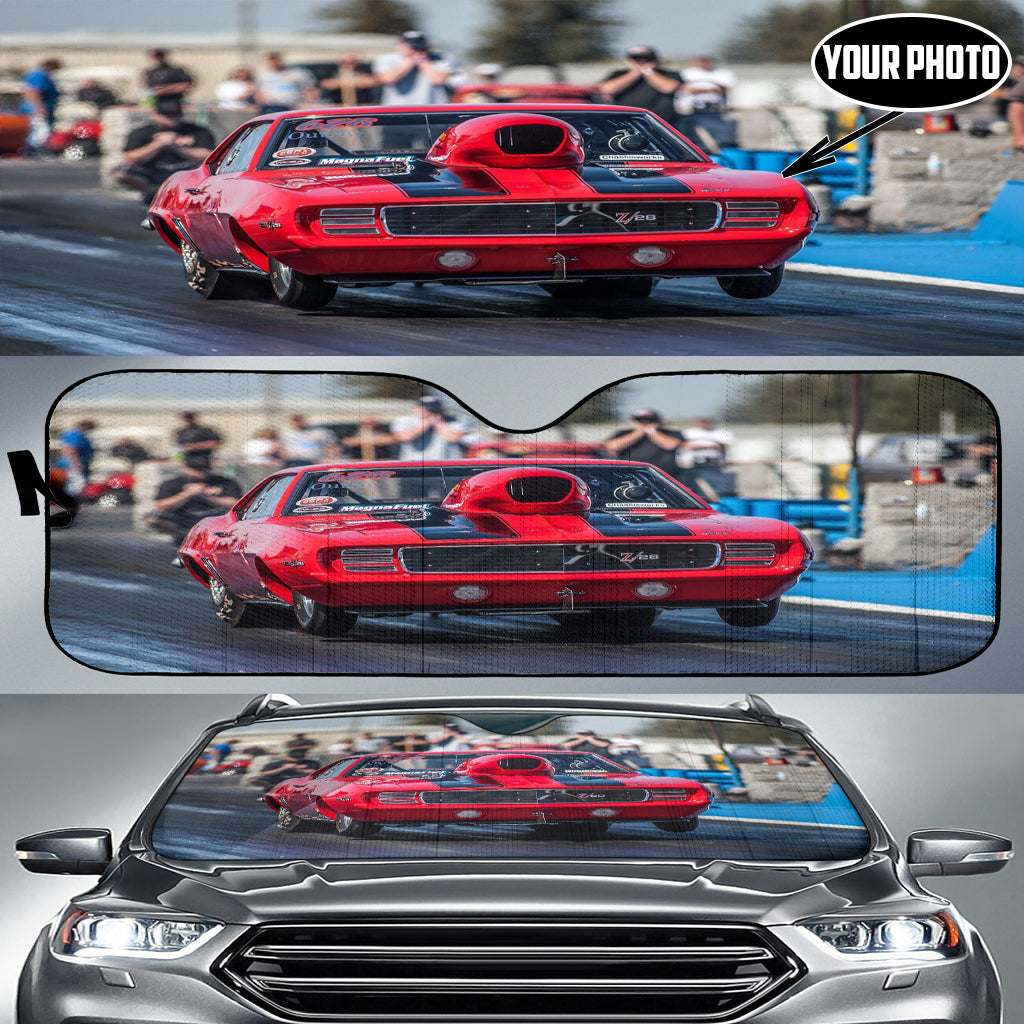 Custom Drag Racing Windshield Sun Shade