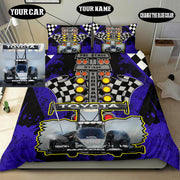 Personalized Dragster Bedding Set