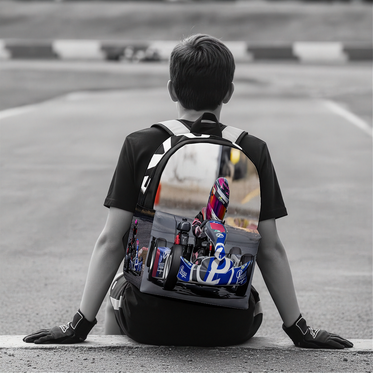 Custom Go-Kart Racing Backpack | Personalised Karting Gear Bag | RIIMB